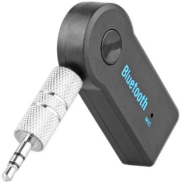 Wazney Wireless Car Bluetooth Receiver Adapter 3.5MM AUX