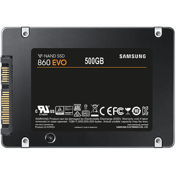 SSD Samsung 860 EVO 500GB SATA III 7 mm 2.5 inch
