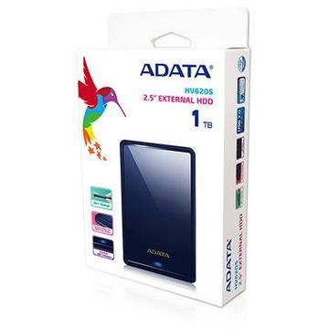 Hard disk extern Adata HV620S 1TB 2.5" USB 3.1 slim Albastru