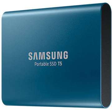 SSD Portable Samsung T5 500GB USB 3.1 Albastru