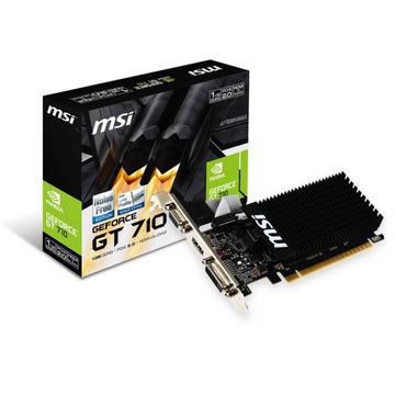 Placa video MSI GT710 GT 710 1GB DDR3 64bit low profile