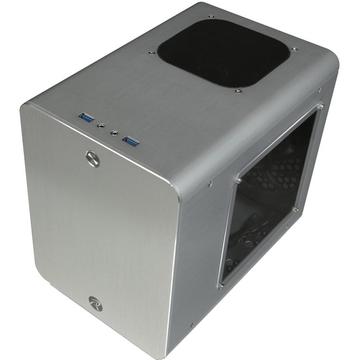 Carcasa RAIJINTEK METIS Plus Aluminium Mini-ITX Case - Silver Window