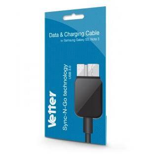Samsung Galaxy S5 | Note 3 | Data and Charging Cable | Vetter Black