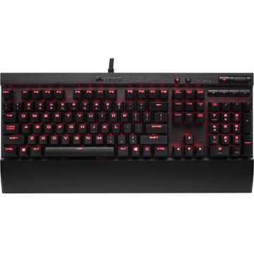Tastatura Corsair Gaming K70 LUX Red LED, Cherry MX Blue, Layout NA