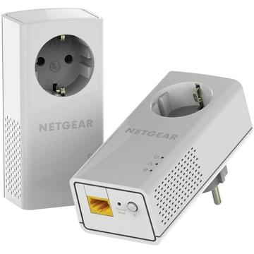 Netgear PLP1200 Kit Powerline 1200Mbps Passthru Gigabit, 2 buc