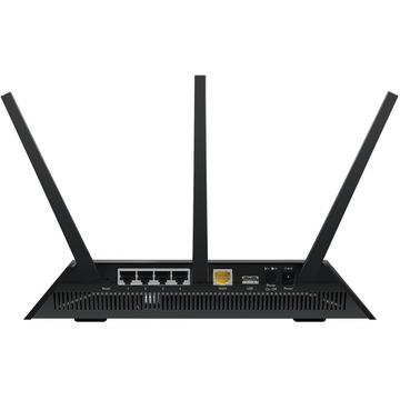 Router wireless Netgear Nighthawk Smart, Gigabit, Dual Band, 2300 Mbps, 3 Antene Externe Negru
