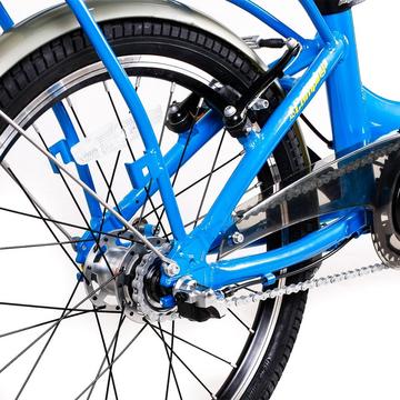 Bicicleta pliabila Pegas Camping Albastru Calator