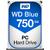 HDD Laptop Western Digital Blue 750GB 5400RPM SATA3 8MB 2.5"