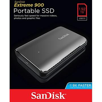 SSD Portable SanDisk EXTREME 900 1.92 TB USB 3.1