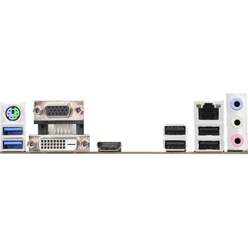 Placa de baza ASRock H110M-HDV, H110, DualDDR4-2133, SATA3, HDMI, DVI, D-Sub, mATX