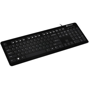 Tastatura Canyon CNS-HKB3-US, 104 taste, negru