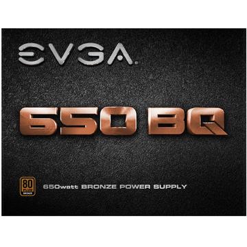 Sursa PSU EVGA BQ 650W, 80 PLUS Bronze, Full modular