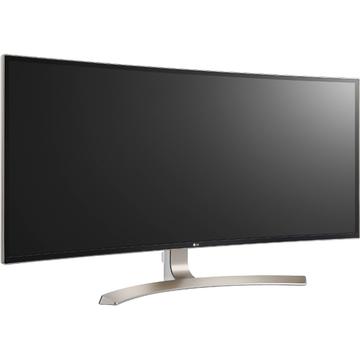 Monitor LED LG Curbat 37.5 inch WQHD+ 5 ms FreeSync 75Hz White