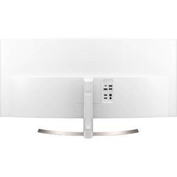 Monitor LED LG Curbat 37.5 inch WQHD+ 5 ms FreeSync 75Hz White