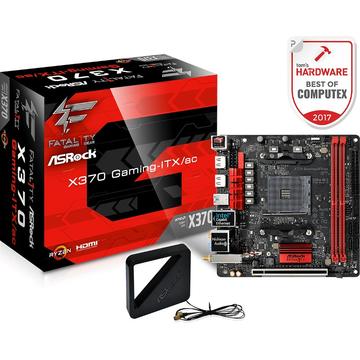 Placa de baza ASRock Fatal1ty X370 Gaming-ITX/ac, DDR4 3466+, SATA3, USB 3.0