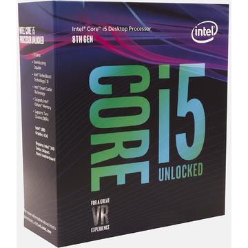 Procesor Intel Core i5-8600K, Coffe Lake, Hexa Core, 3.60GHz, 9MB, LGA1151v2, 14nm, BOX