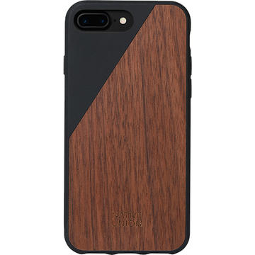 Husa Native Union Husa Capac spate Walnut Wood Negru Apple iPhone 7 Plus, iPhone 8 Plus