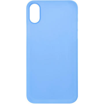 Husa ZMEURINO Husa Capac Spate 0.5 mm Ultra Slim Albastru APPLE iPhone X