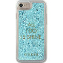 Husa Guess Husa Capac Spate Liquid Glitter Shine Albastru Apple iPhone 7, iPhone 8