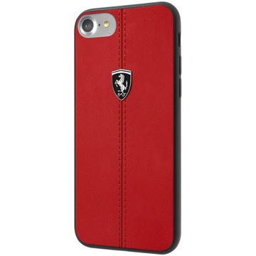 Husa Ferrari Husa Capac Spate Heriatge Rosu Apple iPhone 7, iPhone 8