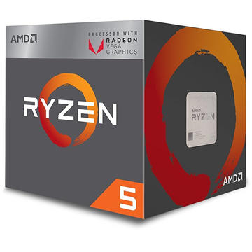 Procesor AMD Ryzen 5 2400G Socket AM4 3.9GHz 4 nuclee 6MB 65W Box