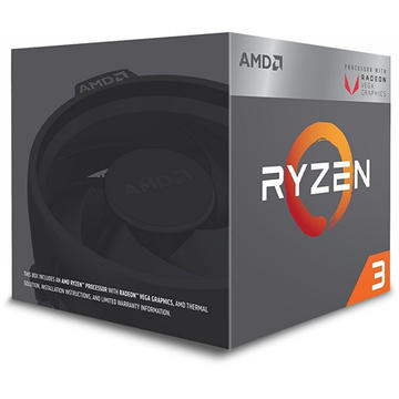 Procesor AMD Ryzen 3 2200G Socket AM4 3.7GHz 4 nuclee 6MB 65W Box