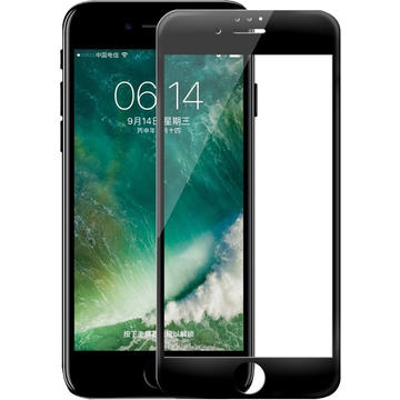 ZMEURINO Sticla Securizata Full Body 3 D Curved Negru Apple iPhone 7, iPhone 8