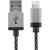 STAR Cablu Date USB La Lightning 2M Aluminiu Alb Negru