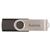 Memorie USB Memorie USB Hama Rotate 16GB, USB 2.0, Negru/Argintiu 94175