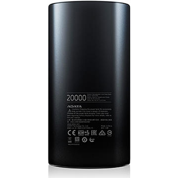 Baterie externa Adata P20000D 20000mAh Lanterna LED Black