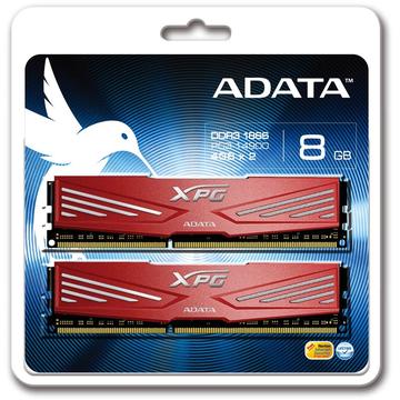 Memorie Adata XPG V1 8GB (2x4GB) DDR3 1866MHz CL10 1.5V Red