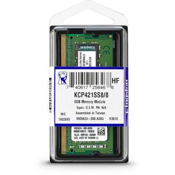 Memorie laptop Kingston 8GB DDR4 2133MHz CL15 1.2V