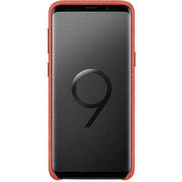 Husa Samsung Galaxy S9 G960 Alcantara Cover Red