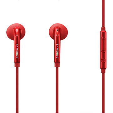Casti Samsung Stereo Headset (hybrid ear tips) Red