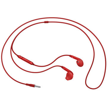 Casti Samsung Stereo Headset (hybrid ear tips) Red