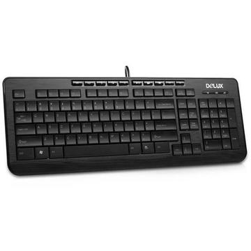 Tastatura DeLux K3100 Black