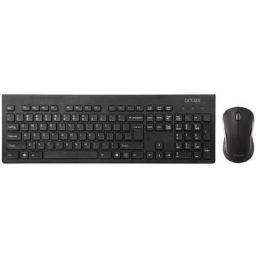 Kit Tastatura + Mouse DeLux KA180 + M391GX Black