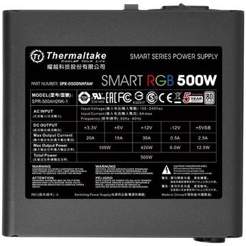 Sursa Thermaltake Smart RGB 500W