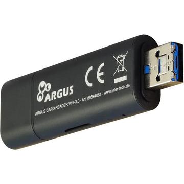 Card reader Inter-Tech Argus V16-3.0 USB 3.0 Type-A/Type-C/OTG Card reader