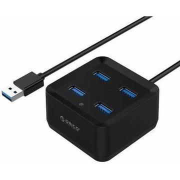 Orico DH4U-U3 USB 3.0 Ultra-Mini Hub Black