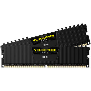 Memorie Corsair Vengeance LPX Dual Channel Kit 16GB (2x8GB) DDR4 4133MHz CL19 1.35v