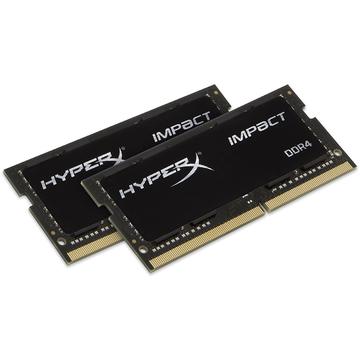 Memorie laptop Kingston HyperX Impact Dual Channel Kit 16GB (2x8GB) DDR4 3200MHz CL20 1.2V