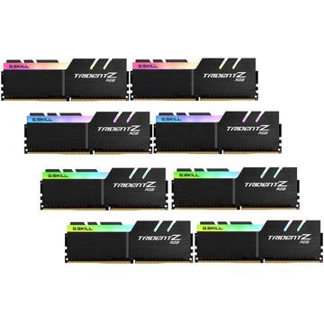 Memorie G.Skill Trident Z RGB Quad Channel Kit 64GB (8x8GB) DDR4 3733MHz CL17 1.35v