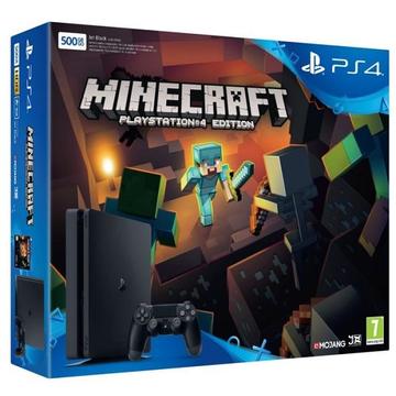 Consola Sony Consola PlayStation 4 Slim 500 GB + joc Minecraft PS4