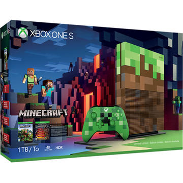 Consola Consola Microsoft Xbox One S 1 TB Minecraft Limited Edition Bundle