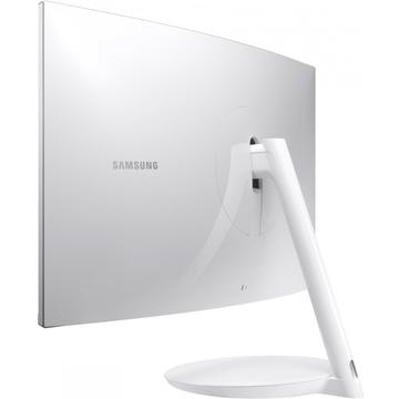Monitor LED Samsung Gaming C27H711QEUXEN Quantum Dot Curbat 27 inch 2K 4 ms FreeSync White