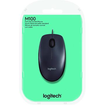Mouse Logitech M100 1000DPI Grey