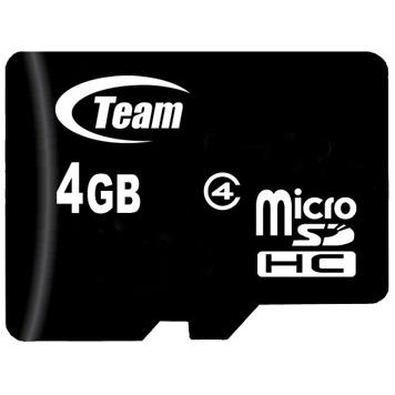 Card memorie Team Group MicroSDHC 4GB Clasa 4
