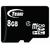 Card memorie Team Group MicroSDHC 8GB Clasa 4 + adaptor