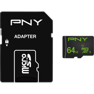 Card memorie PNY MicroSDXC 64GB Class10 UHS U1